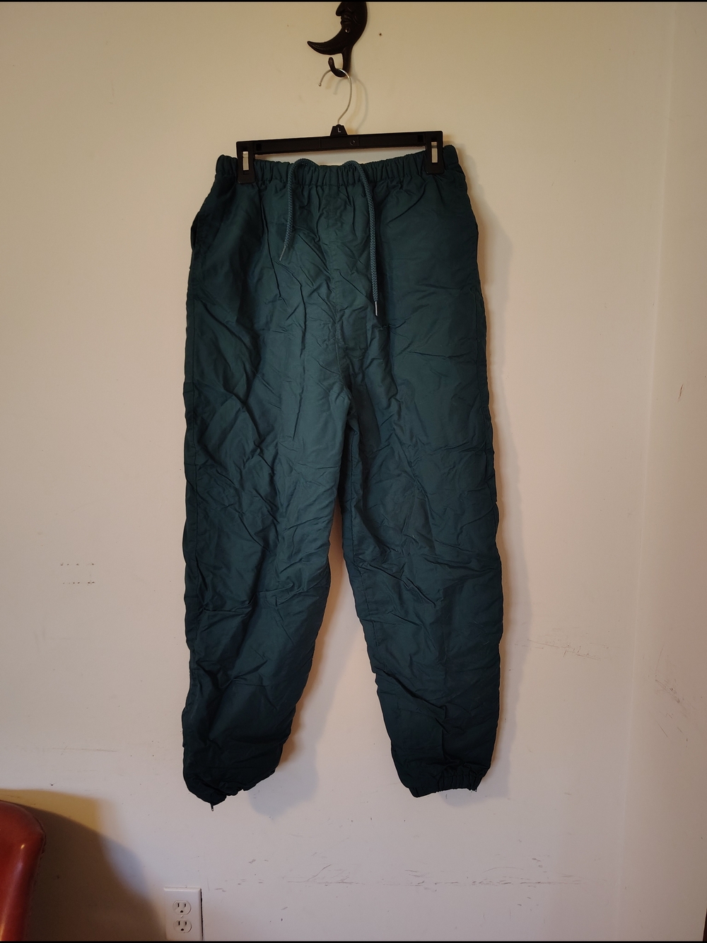 Men's Insulated Jogger Sweatpants in Dark Teal